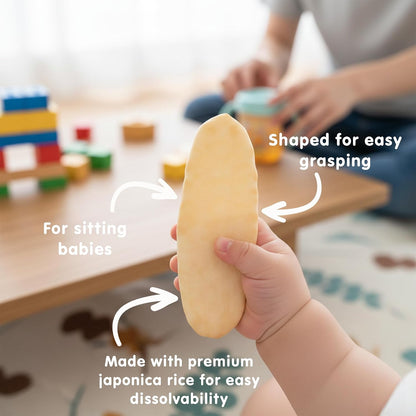Baby Mum-Mum Gentle Banana Teething Crackers | 24 Count (Pack of 6) | Gluten Free, Allergen Free, Non-GMO