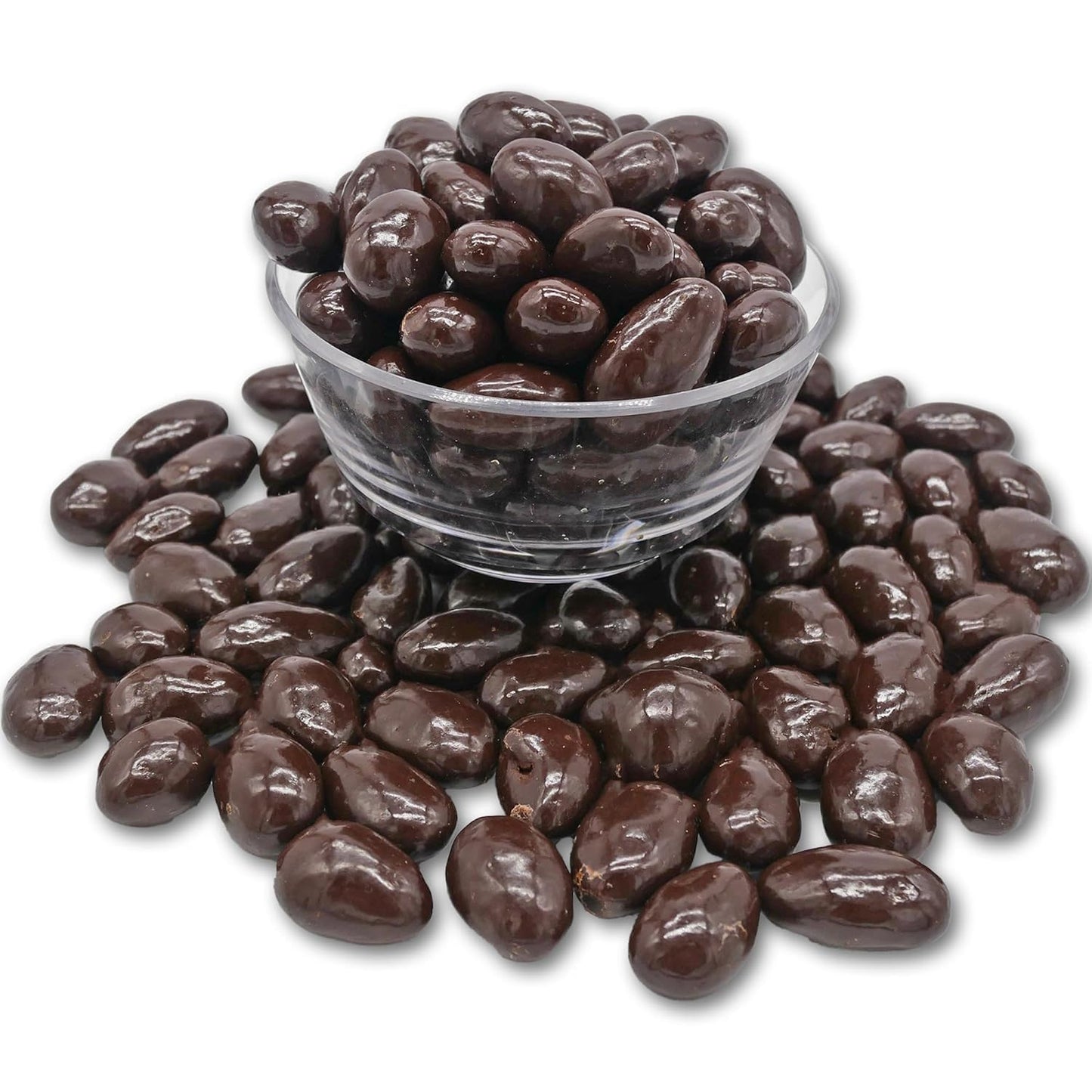 Hayden Valley Foods Dark Chocolate Covered Almonds - 20 oz Resealable Bag - Flavored Snack Nuts - No Artificial Flavors, Preservatives or Colors