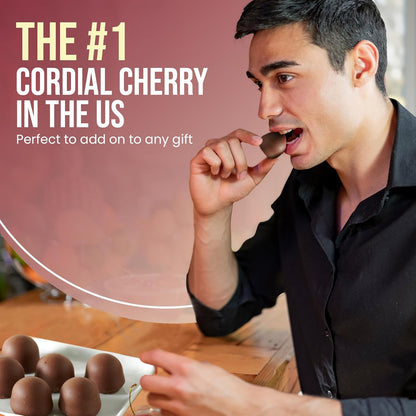 Queen Anne Milk Chocolate Covered Cordial Cherries | 6.6 oz | 10 Piece Gift Box