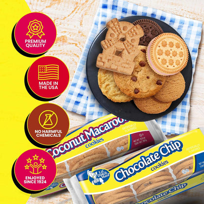 Lil Dutch Maid Iced Oatmeal Cookies | 10.5 oz (Pack of 3) | Classic Spiced Crunchy Snack Cookies with Sweet Icing
