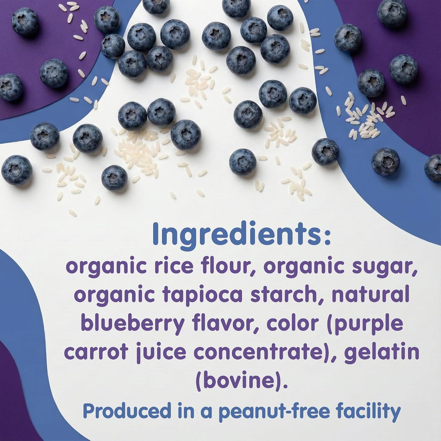 Toddler Mum-Mum Organic Rice Biscuits, Blueberry, Strawberry, Mango & Kiwi Variety Pack | 24 Count (Pack of 3) | Gluten Free, Allergen Free, Non-GMO