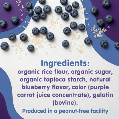 Toddler Mum-Mum Organic Rice Biscuits, Blueberry, Strawberry, Mango & Kiwi Variety Pack | 24 Count (Pack of 3) | Gluten Free, Allergen Free, Non-GMO