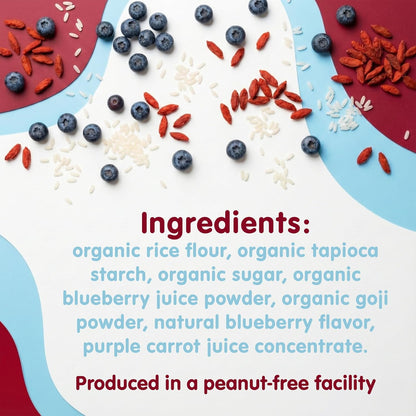 Baby Mum-Mum Organic Gentle Teething Crackers, Blueberry & Goji Berry, Super Berry, Sweet Potato & Carrot Variety Pack | 24 Count (Pack of 3) | Gluten Free, Allergen Free, Non-GMO