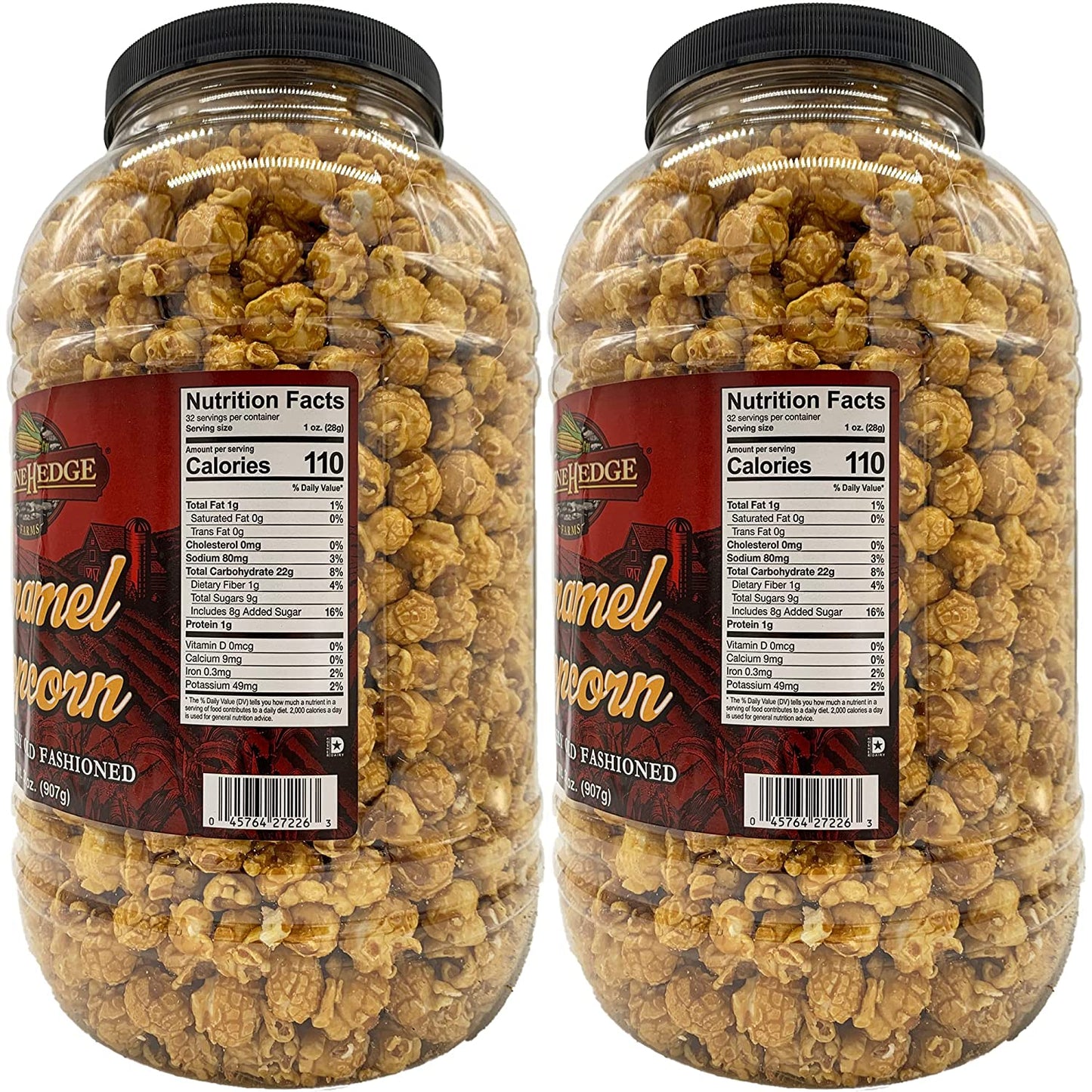 Stonehedge Farms Bulk Popcorn Variety Pack! 12 Lbs Of Deliciously Old Fashioned Popcorn Variety Pack - Includes Six 32 Ounce Barrels - Made in the USA